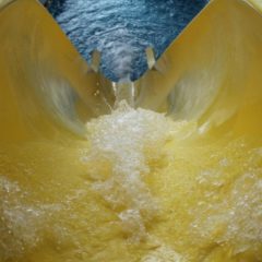 Yellow waterslide